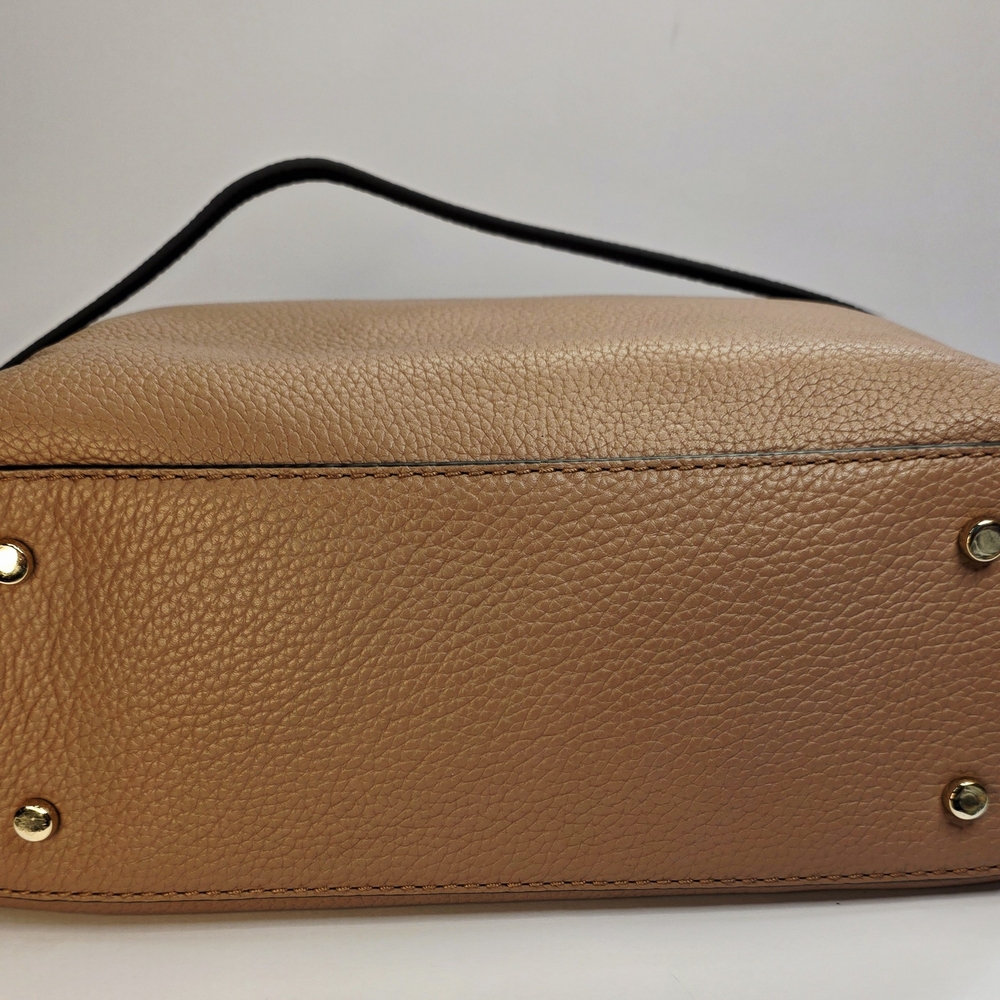 Kate Spade Black & Toasty Pebbled Leather Jackson Street Octavia Crossbody - Picture 7 of 15
